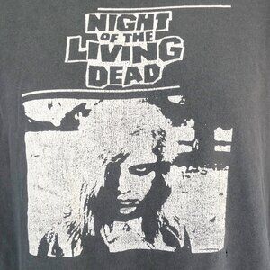 90's Vintage Night Of The Living Dead (1968) T Shirt XL With Touch Of Gold Tag